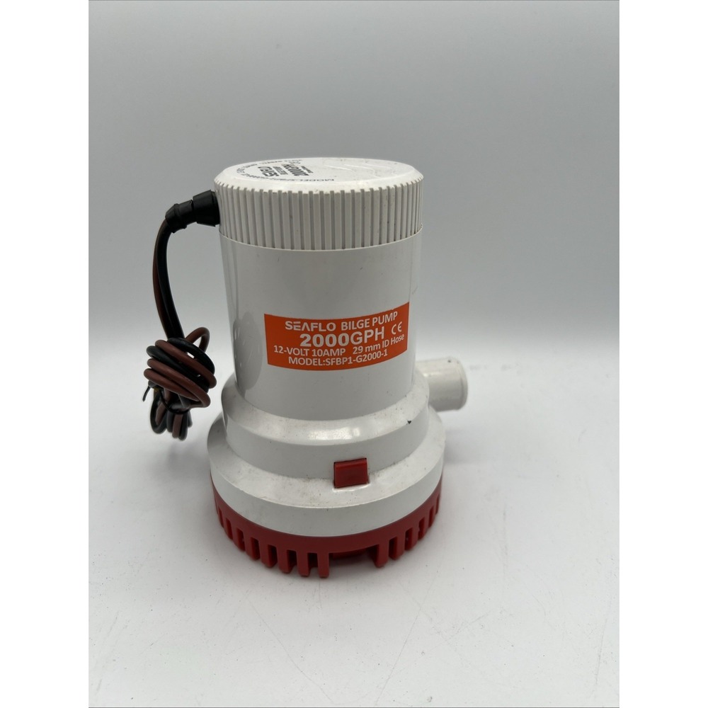 2000GPH New Bilge Boat Marine Water Pump 12V Submersible Plumbing Electric Pumps